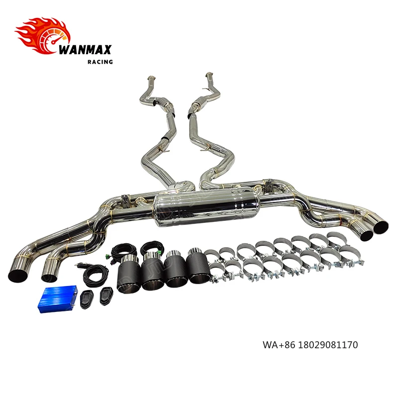 

Выхлопная система Valvetronic из нержавеющей стали 304 с глушителем Catback для BMW X6 E71 E72 2011 года