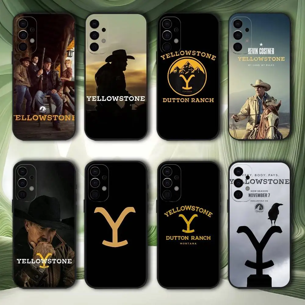 

Yellowstone TV Show Phone Case For Samsung S25,S24,S21,S22,S23,S30,Ultra,S20,Plus,Fe,Lite,5G Black Cover