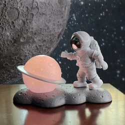 Astronaut ornament spaceman Decorations Astronaut night light Desktop ornaments Summer Decor CreativeBirthday Gifts