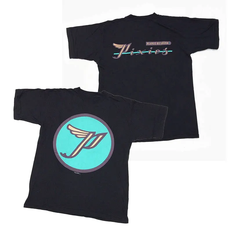 Pixies Band American Alternative Rock Loose American Cotton Heavy Men's and Women's Short Sleeve T-shirt on New