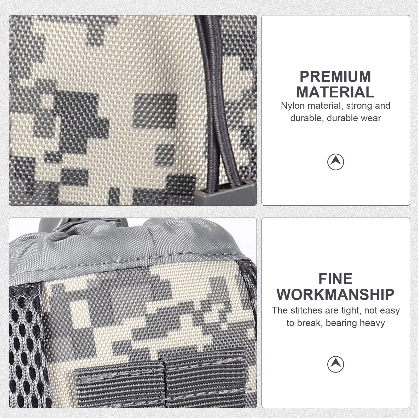 حقيبة زجاجات المياه نايلون المشي لمسافات طويلة في الهواء الطلق التخييم حقيبة سفر معزول الناقل حامل المحمولة تخزين الأكمام للغلاية الرياضية #1