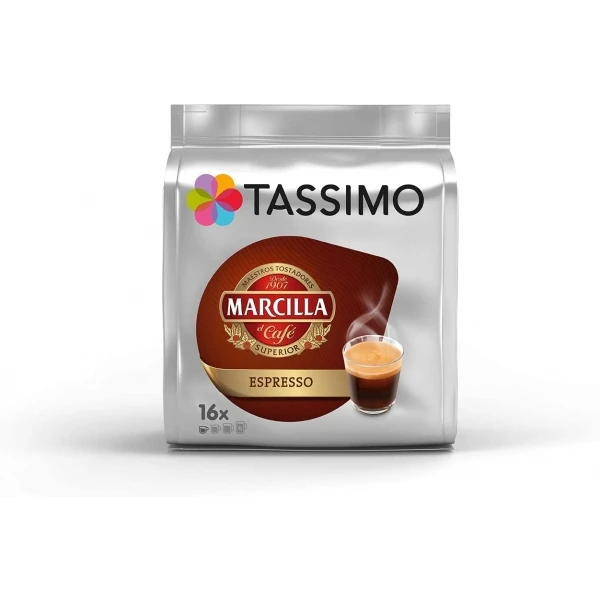 Tassimo Café Marcilla Café Cápsulas Selección - Pack 5 paquetes