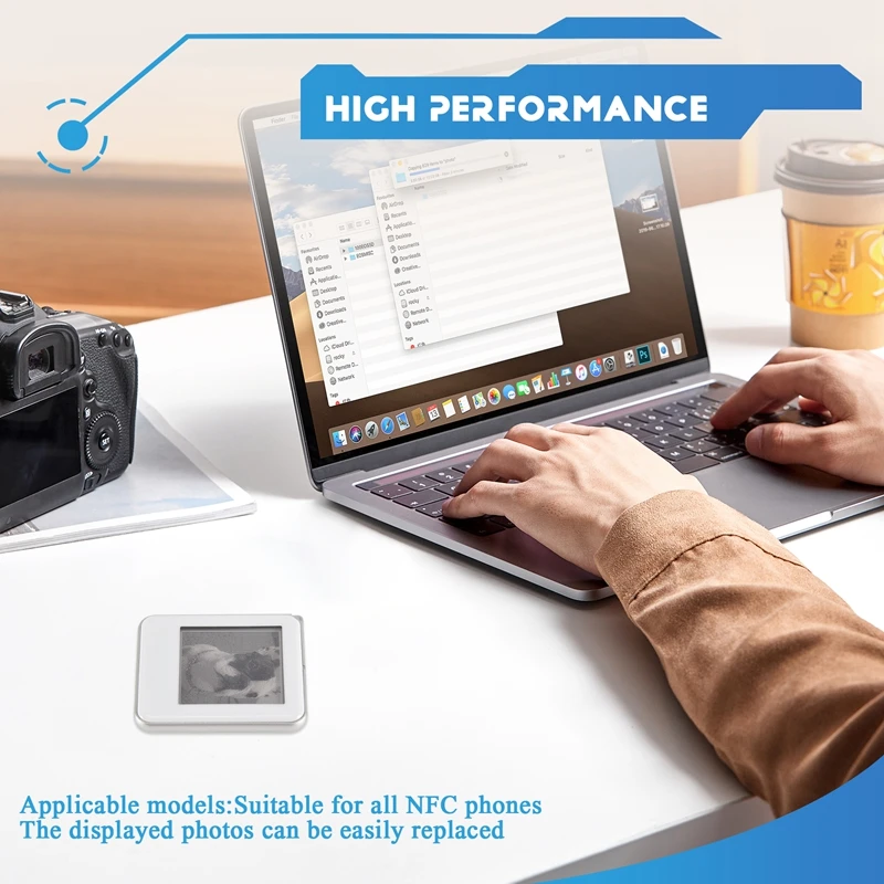 NFC وظيفة كيرينغ 1.54 بوصة ثلاثة ألوان شاشة عرض صورة نقل لاسلكي المفاتيح الحبر Screen-A22U