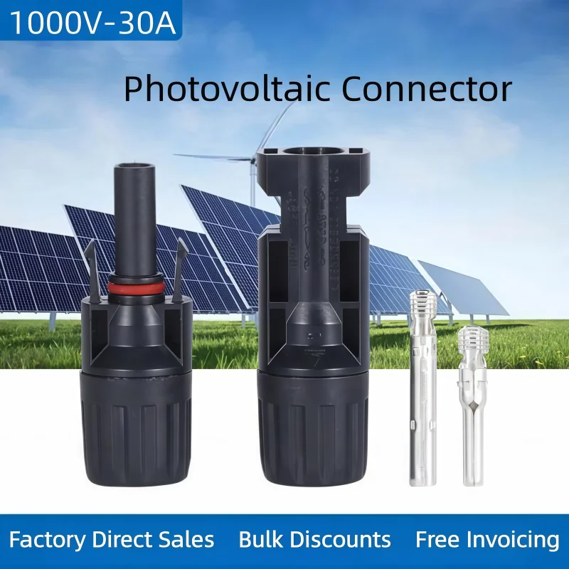 1/2/3/4/5Pcs Solar Connectors PV Plugs 1000V 30A Solar Panel Connector Kit Available for PV/MC Cables 2.5/4/6mm²