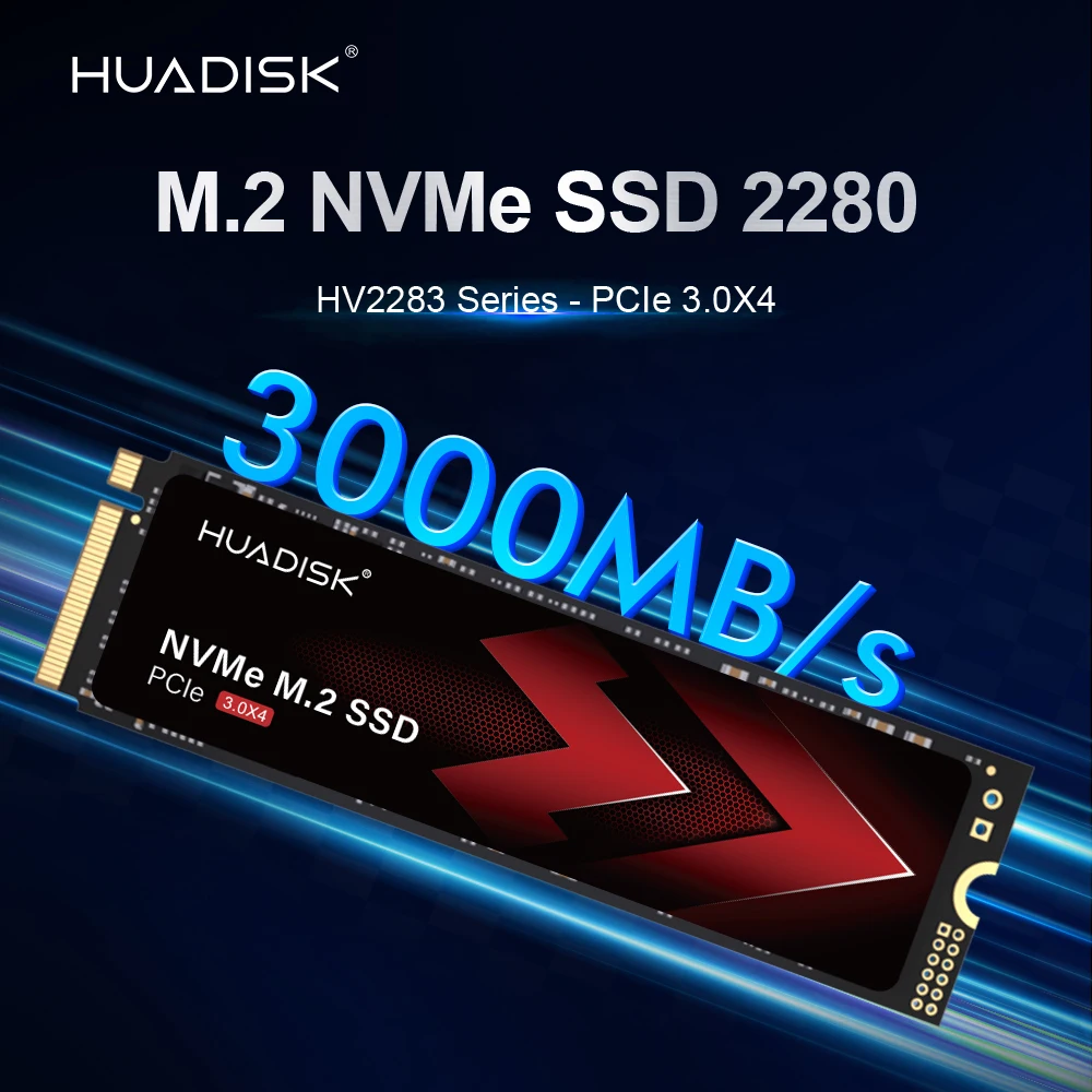 

HUADISK M2 NVMe SSD 128 ГБ 256 ГБ 512 ГБ Внутренний жесткий диск 1 ТБ 2 ТБ PCIe 3.0 2280 Твердотельный накопитель для ноутбука DELL PC