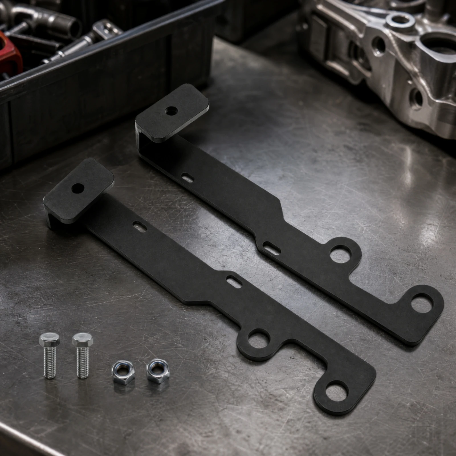 LED Pod Light Mounting Brackets Long-Lasting Tacoma Hood Hinge Light Bracket Hood Mount Lighting Brackets Kit No Drilling Needed