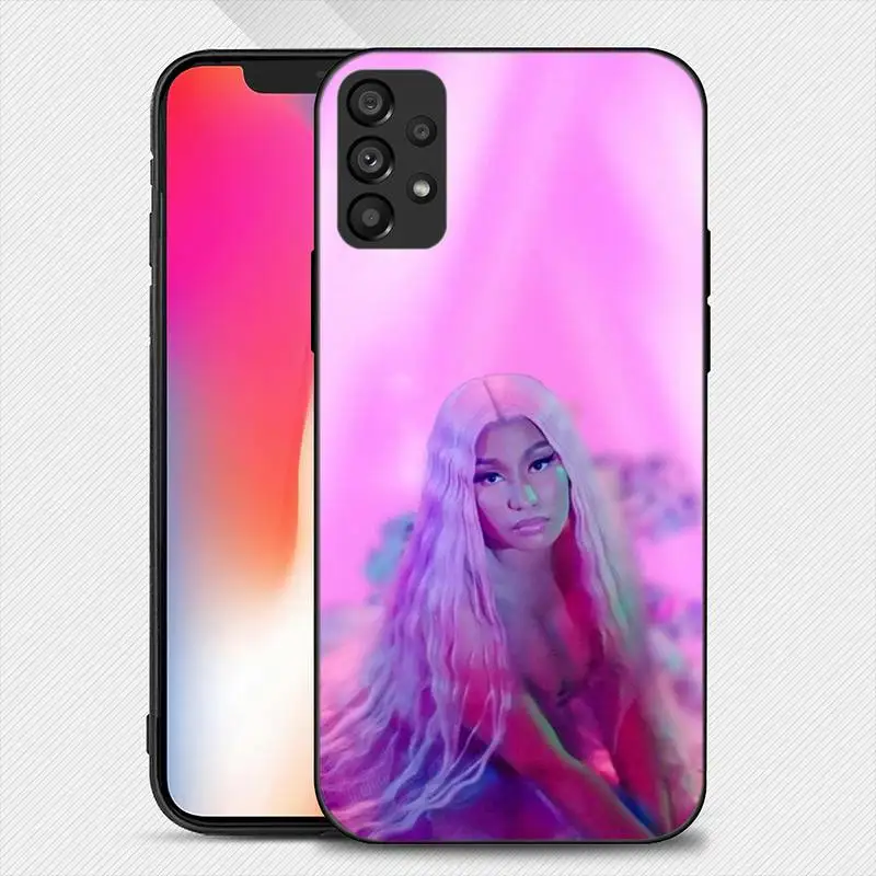 Rap Singer N-Nicki Minaj Phone Case For Samsung Galaxy  A51 A71 A13 A73 S23 A52 A53 5G Soft Cover