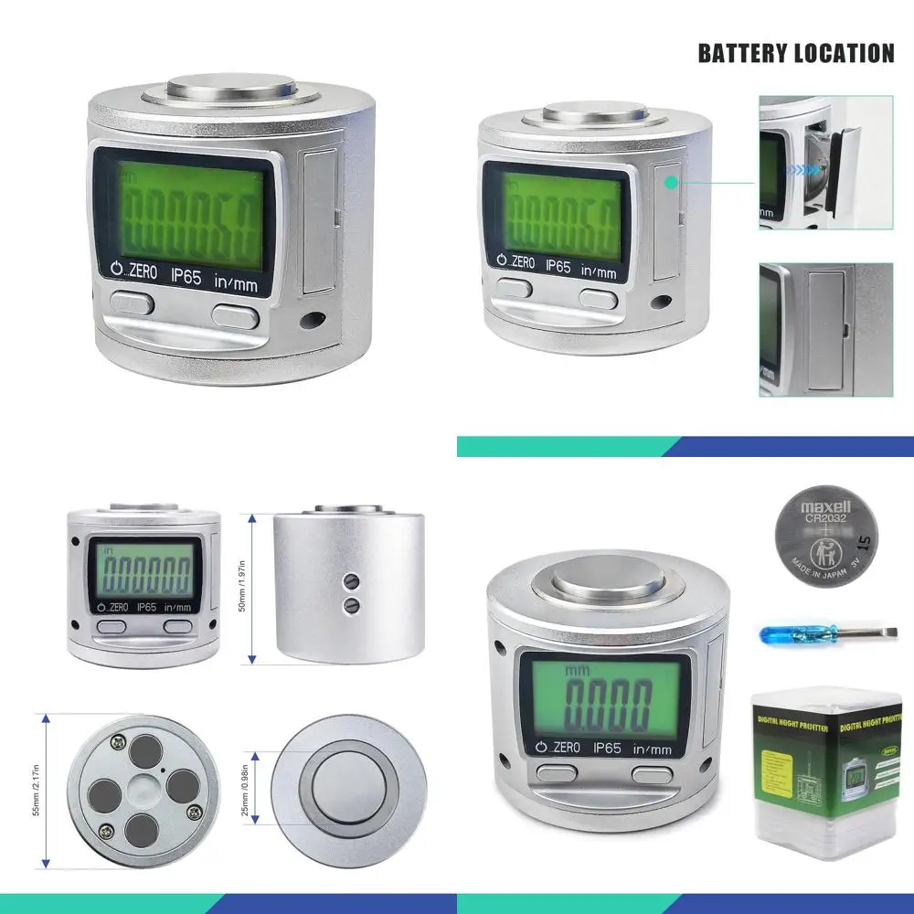 

Digital CNC Z-Axis Zero Tool Setter with LCD Display for Machining Centers and Milling Machines