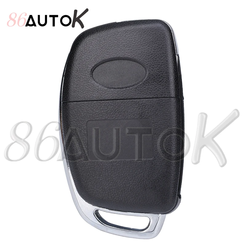 Flip Folding Car Key Shell Car Key Remote Case Fob Cover for Hyundai IX35 IX45 Accent I40 HB20 SANTA FE For Solaris 3/4 Buttons