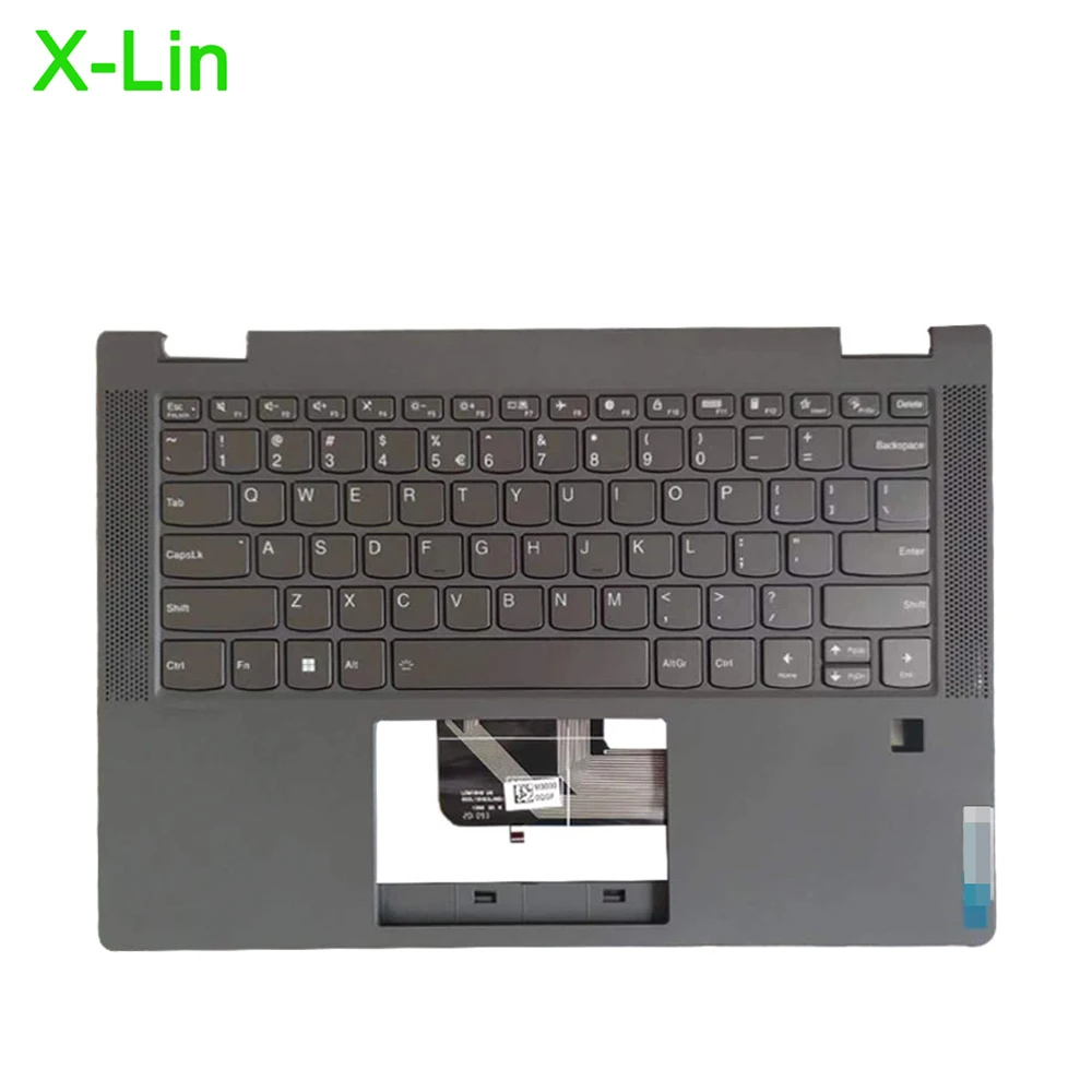 

For Lenovo ideapad Flex 5-14IIL05 5-14ITL05 laptop upper cover palm rest shell backlight keyboard 5CB0Y85521