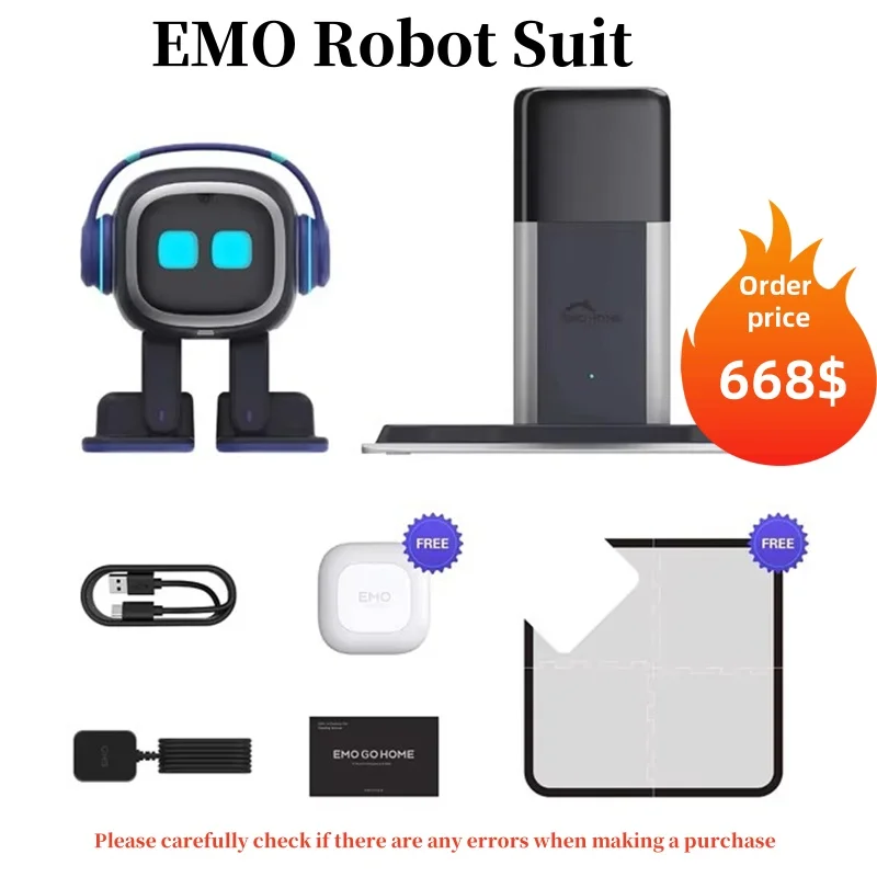 Ai Desktop Pet Emo Robot Knap Senior Intelligente elektronische automatisering Eilik Robots Interactie Originele vakantiegeschenken