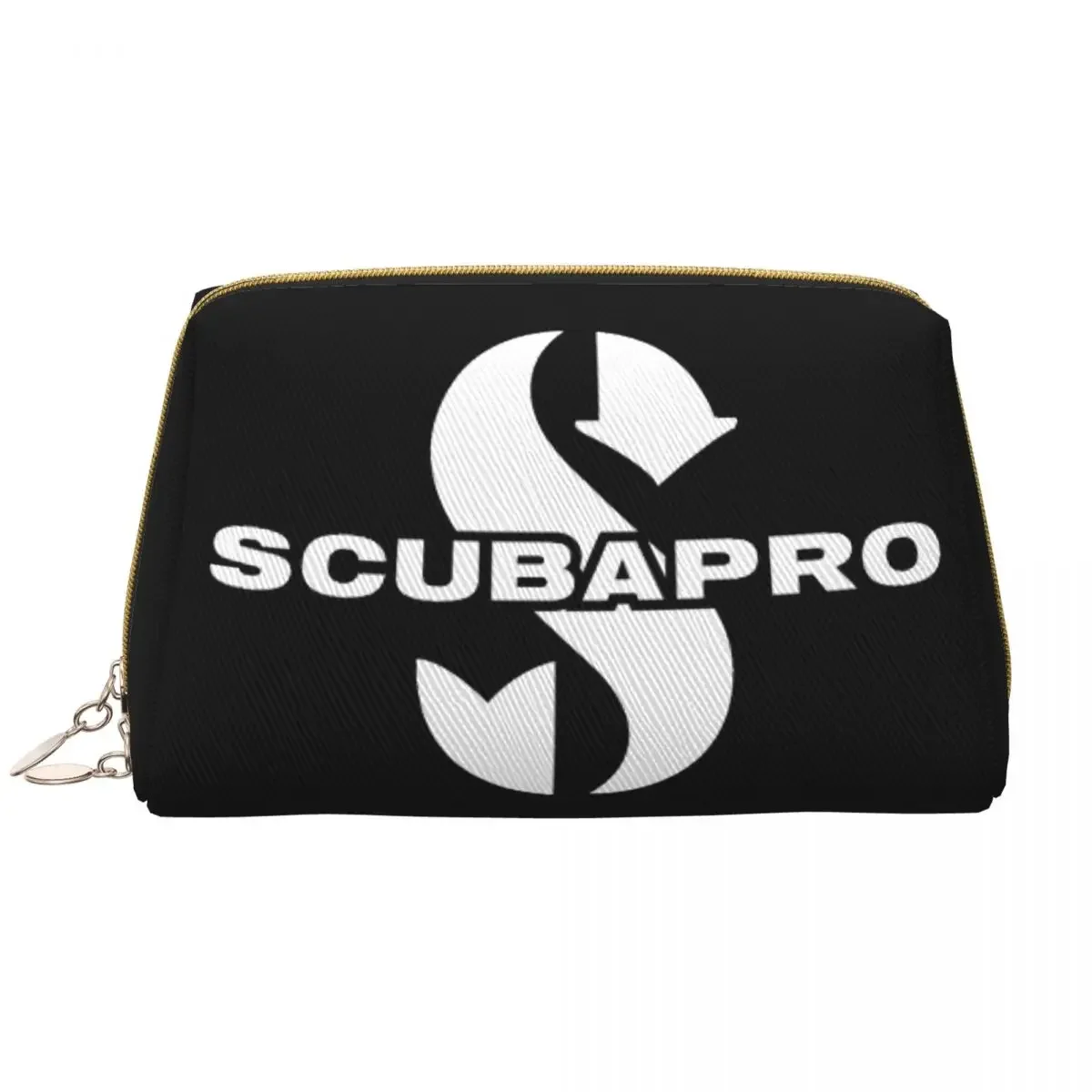 Travel Scubapros Diving Logo Toiletry Bag Portable Makeup Cosmetic Organizer for Women Beauty Storage Dopp Kit Box