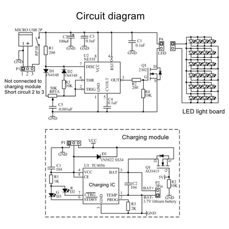 NE555LED stmívání psací stůl lampa sada souprava elektronická výroba částí sada PWM obvodový DIY sváření bilanční rok dovednosti spojování