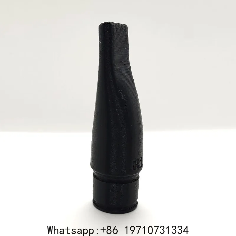 Electric blowpipe soft nozzle straight elbow food grade material non-silicone bite resistance