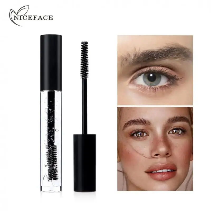 ¡1 ~ 10 Uds. ¡Caliente! Niceface nueva marca novedosa cosméticos Gel para cejas transparente fijo Gel para cejas resistente al agua de larga duración