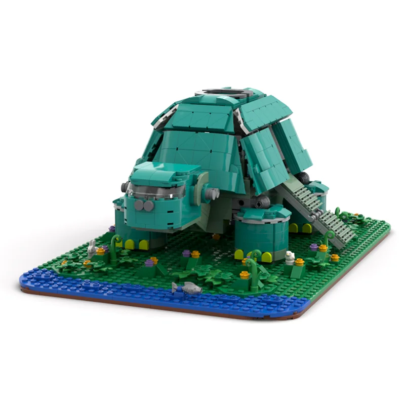 City Building Model Moc Building Bricks Turtle Shell Base Model Technology Modular Blocks Gifts Christmas Toys DIY Sets Assembly