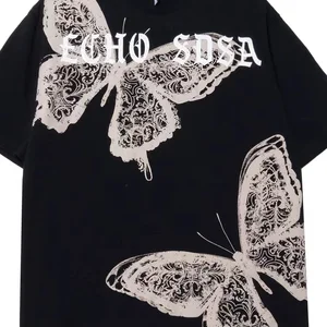 T-Shirt von Big Herren Kurzarm, Lose, Streetwear, Vintage-Kleidung, hawaiianischer Pullover, Y2K-Mode, Sommer, neu 8 Hauptverkauf Hip Hop Vintage Shirt - №7