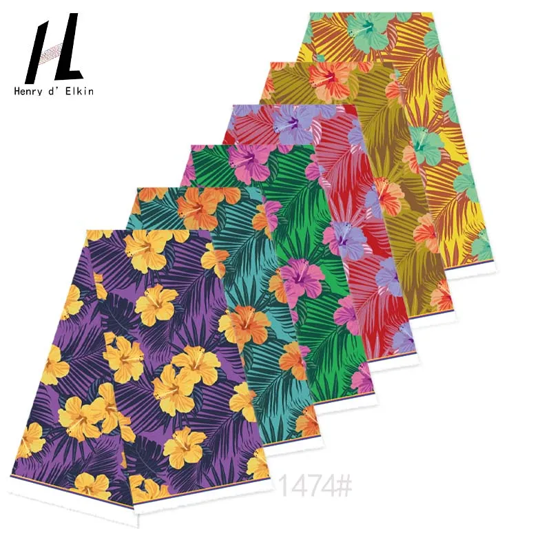 

Ready Stock Floral Digital Print Polyester Fabric Bright Fresh Style for Women's Dresses Skirts Fashion