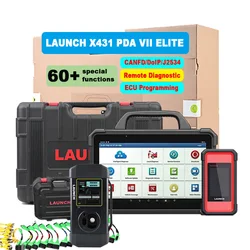 2024 Launch X-431 Pad7 with Key Programmer New Energy Vehicles Obd2 Scanner Diagnostic Tool