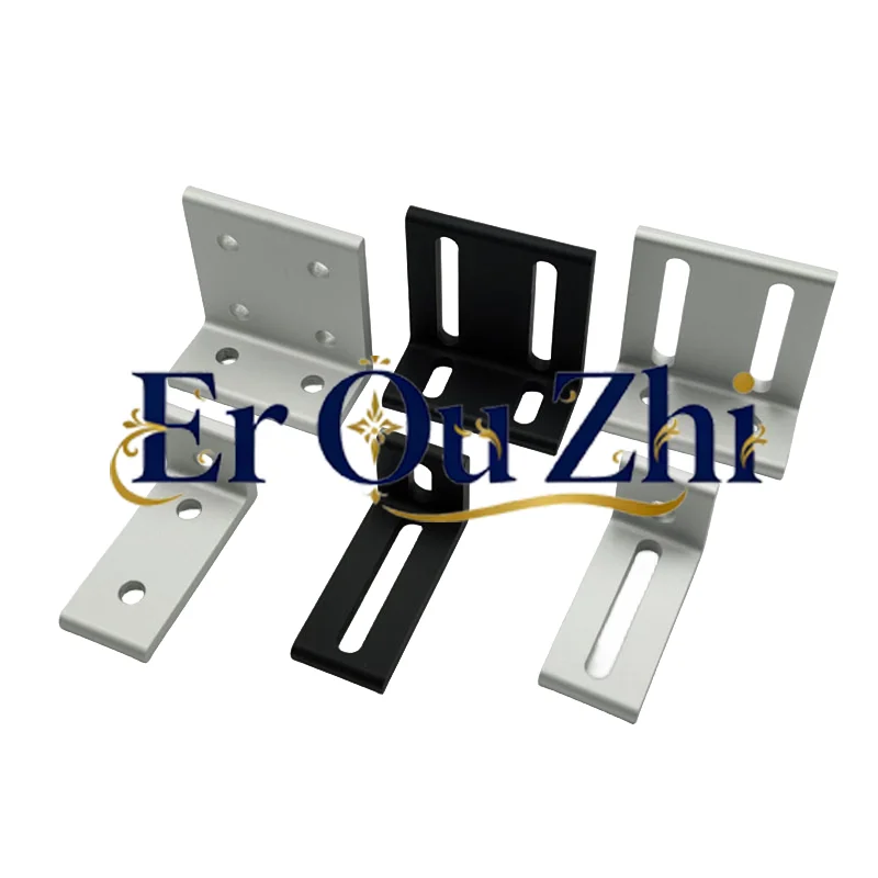 Adjustable Connection Angle Unequal Edge Code Aluminum 90 Degree Right Angle Connection Wall Fixture