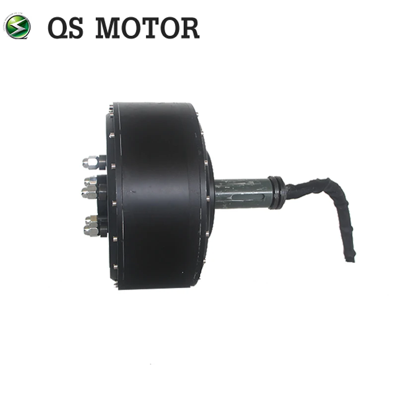 

QS MOTOR Высокая мощность 10 кВт 60H V3 Электронный автомобильный мотор-концентратор для 100 кВт/ч Внешняя скорость с одним валом