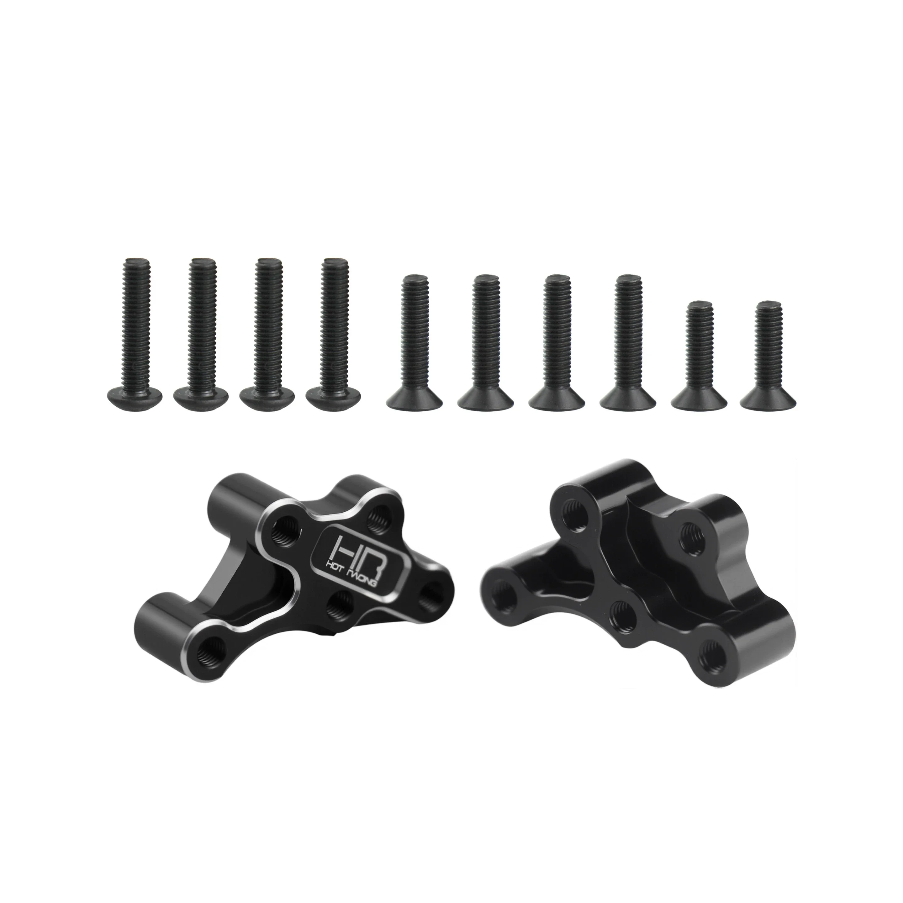Aluminum Front‑Rear Universal Lower Shock Mount For JConcepts Reactor 1/10 Retro Monster Truck Suspension Upgrade Parts