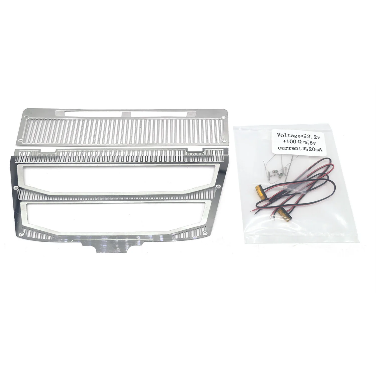 

Air Intake Hood 3V LED Light Spare For 1/14 TAMIYA RC Tractor Truck FH16 56375 Road Rescue Vehicle 56362 56360 DIY Installation
