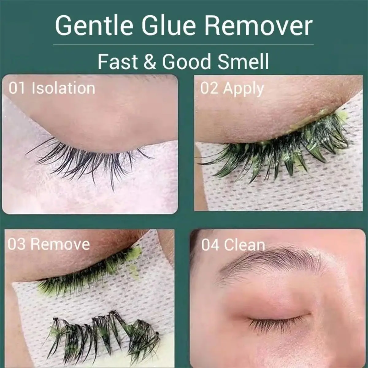 New 10g Eyelash Glue Remover No Irritation Quick Removing Cream Fragrancy Smell Glue Jelly Remover Quick Unloading Adhesive