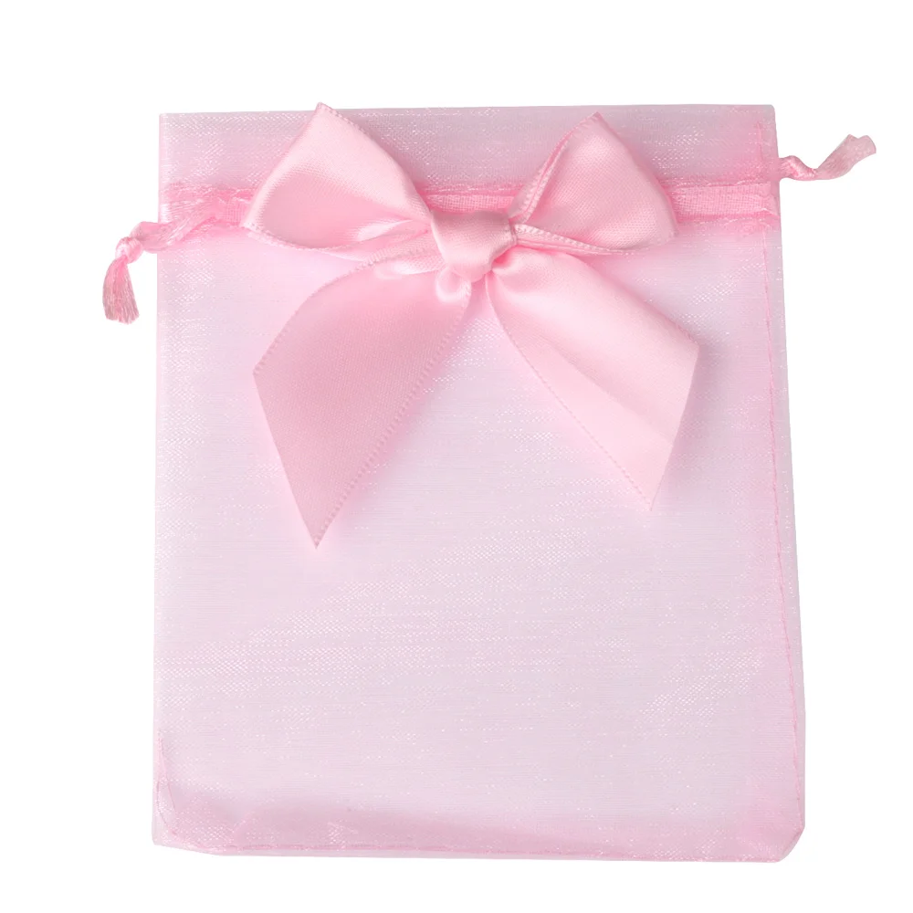 Organza Gift Bag Bowknot Drawstring Pouch 7