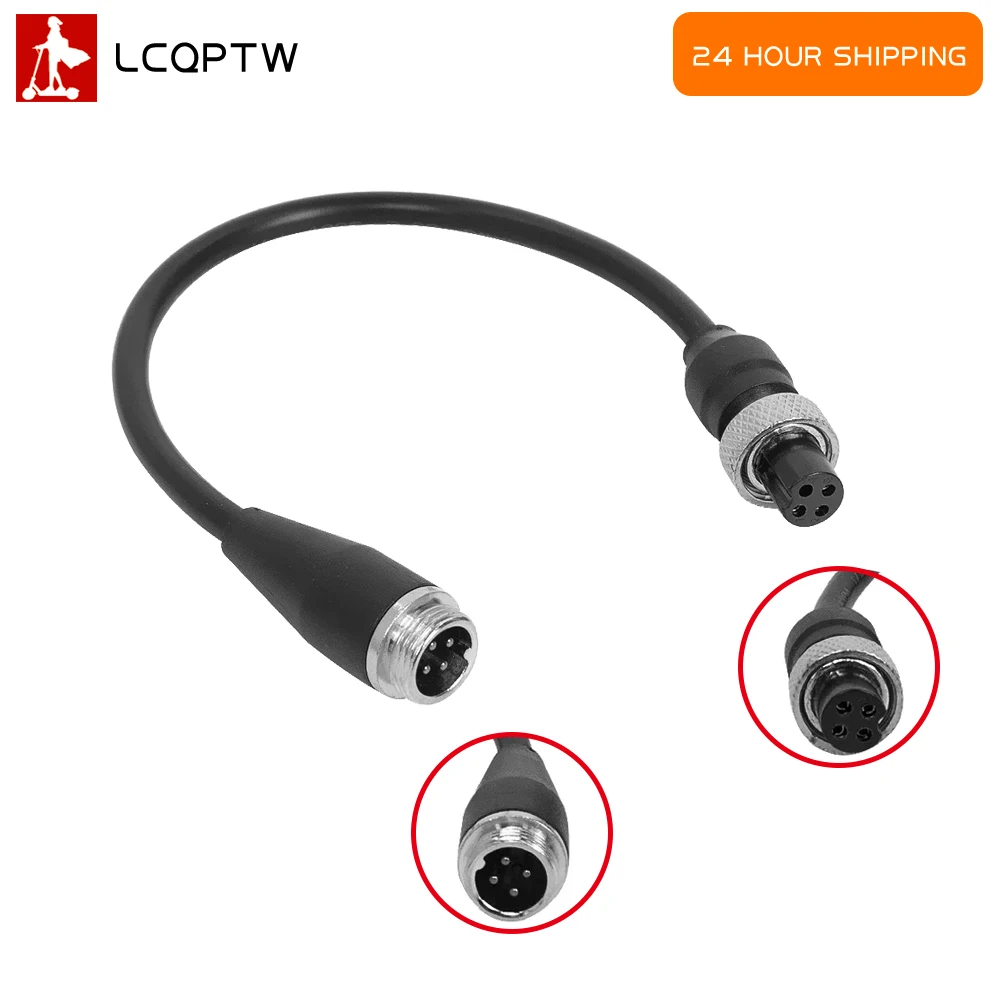 4 Prong Connector Adapter Scooter for Ninebot Gokart Pro /Gokart Lamborghini,for Ninebot By Segway S-MAX Power Extension Cable