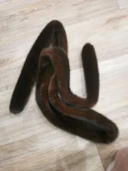 Brown Faux Mink Fur Belt only Belt only Belt only