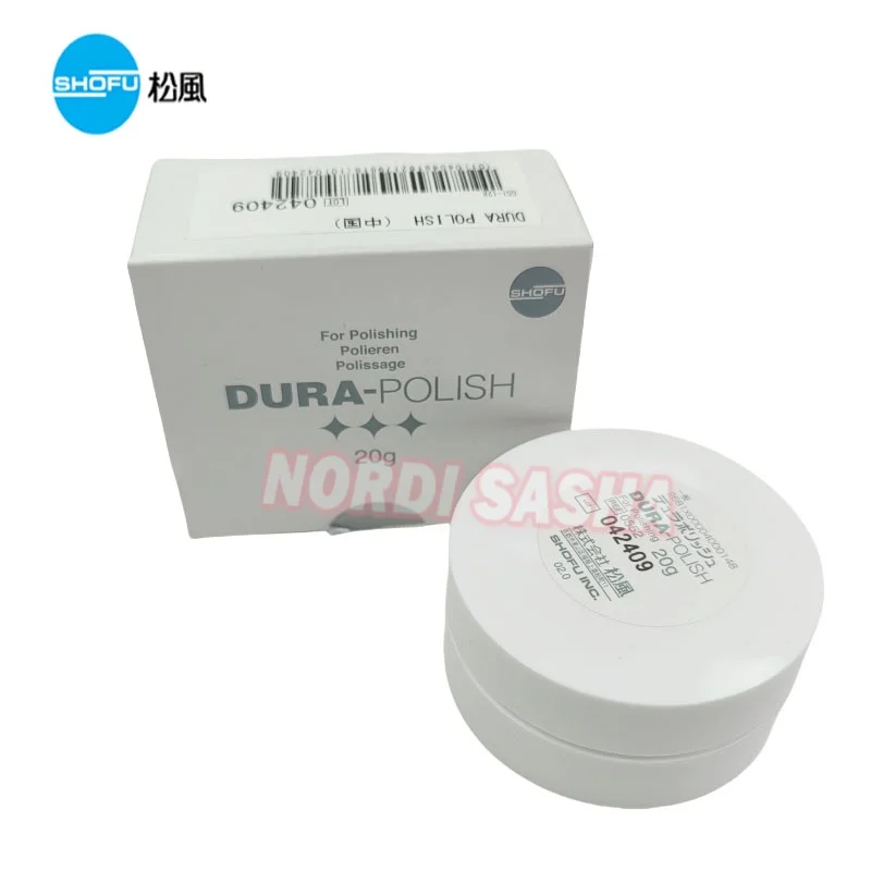 20g/Box SHOFU DURA Polish DIA Aluminum Oxide Polishing Paste Dental Polishing Paste Fine&Unfine Polishing