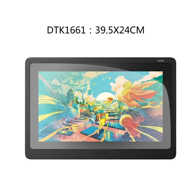 Screen Protector Film Anti-Glare High Sensitivity Removable PVC Film For Wacom Cintiq Digital Graphic Drawing Tablet L21D