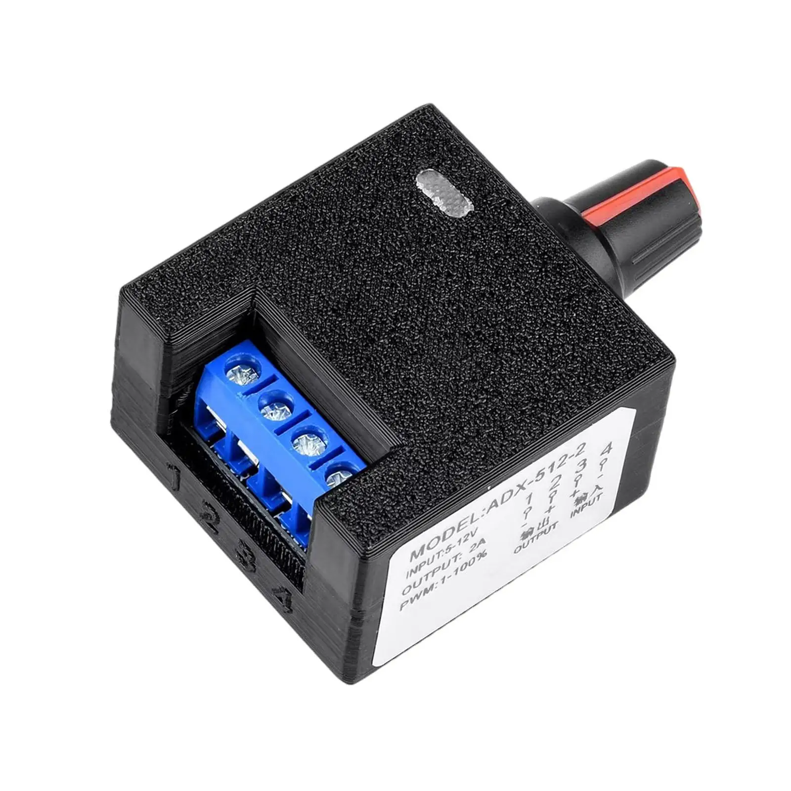 Speed Controller Fan Controller DIY Plug and C Portable USB Protection Easy to Install DC5V 12V 2A Fan Governor