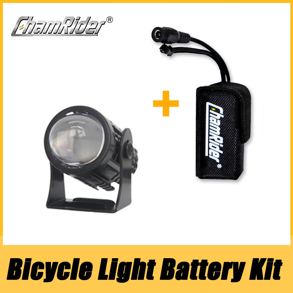 Bicycle Headlight and Portable Velcro Adjustable Lamp Battery Combination 16.8V10A Battery Capacity 2Ah 4Ah