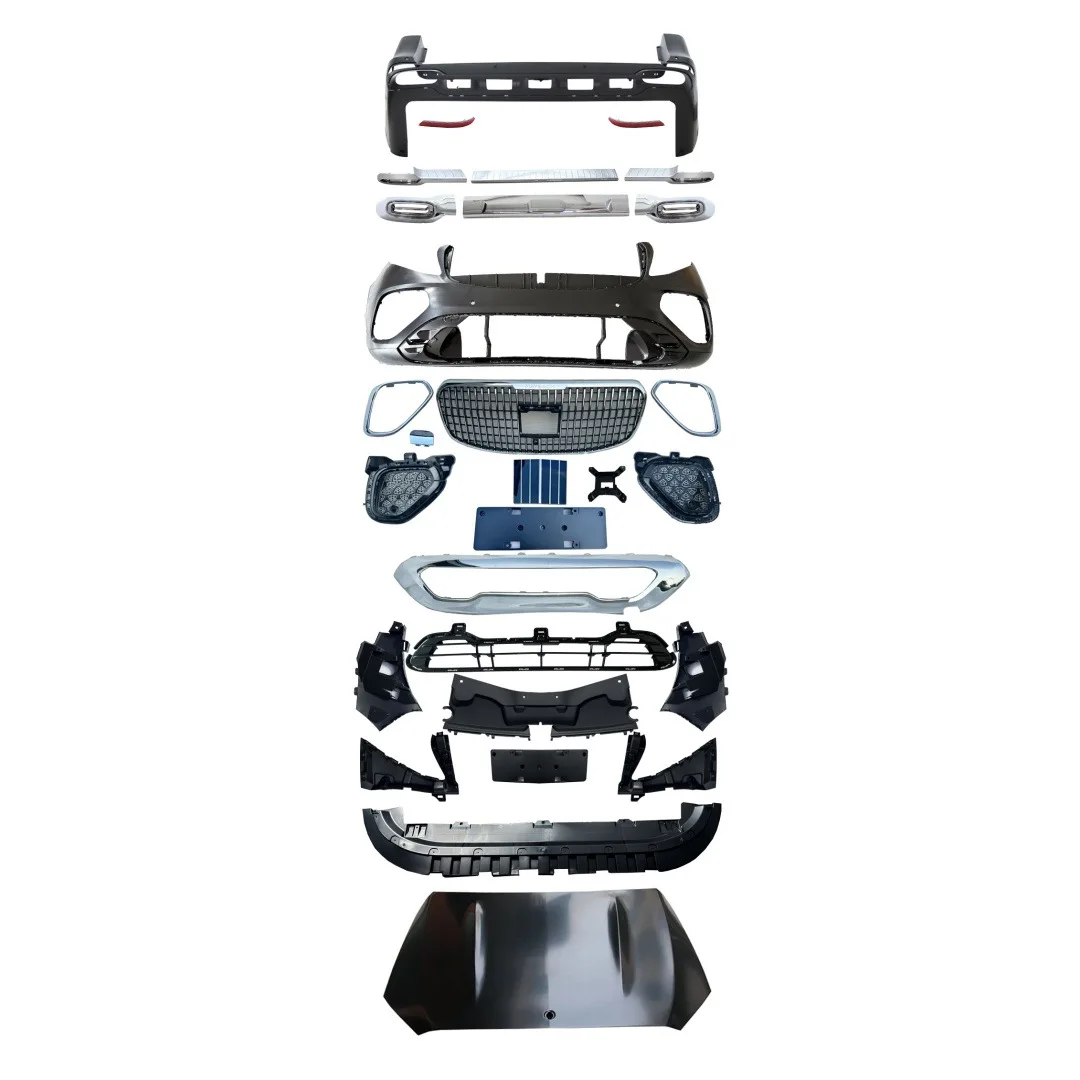 

Подходит для преобразования бамперов/комплектов кузова V-Class W447 на W448, с объемниками в стиле Maybach с GLS.