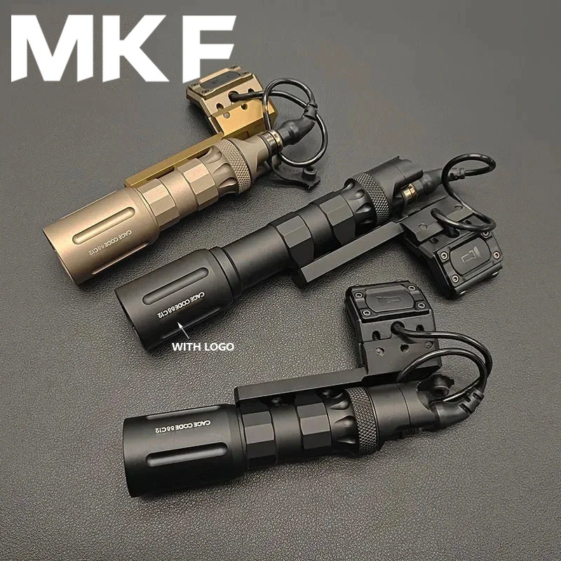 Tactical V2 Flashlight Hunting Weapon Light High Power Scout  Light 1300Lumens with Metal Dual Tailcap and Modbutton Switch