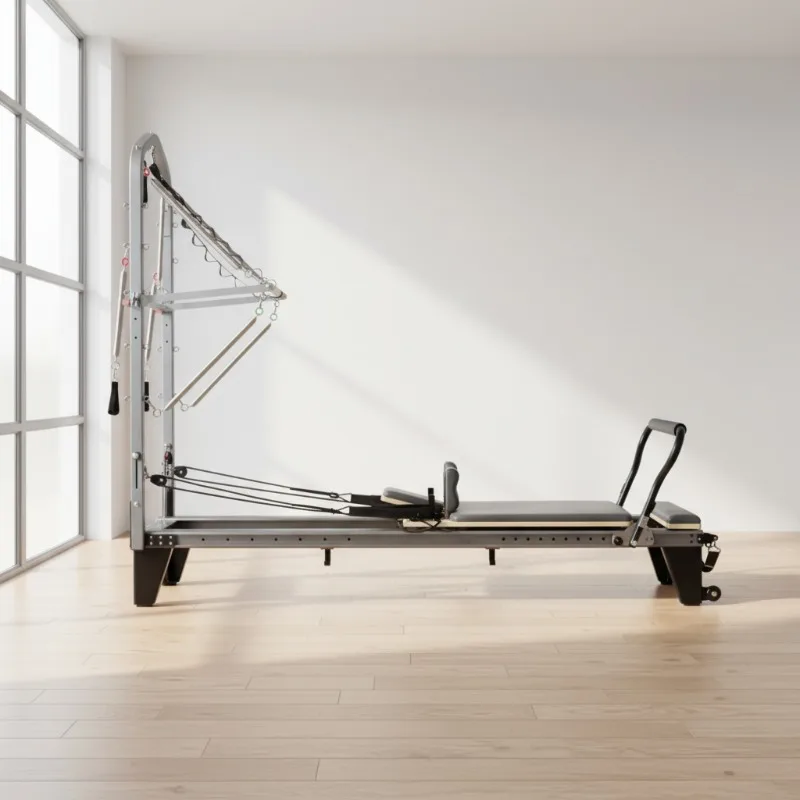 YTYIN Factory Direct Aluminum Alloy Pilates Reformer For Luxury Hotel Gym Professional Studio Reformer With Jump Board And Box