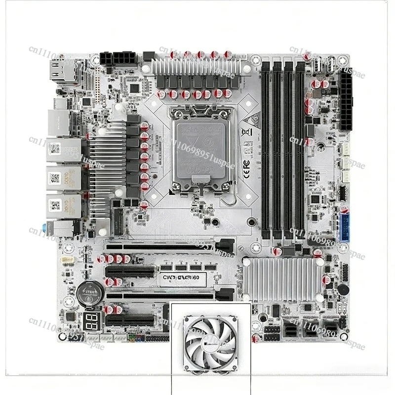For W680 NAS Motherboard 12-Bay Server-Level 4 R5 Supports Pure ECC 10G Gigabit Ports