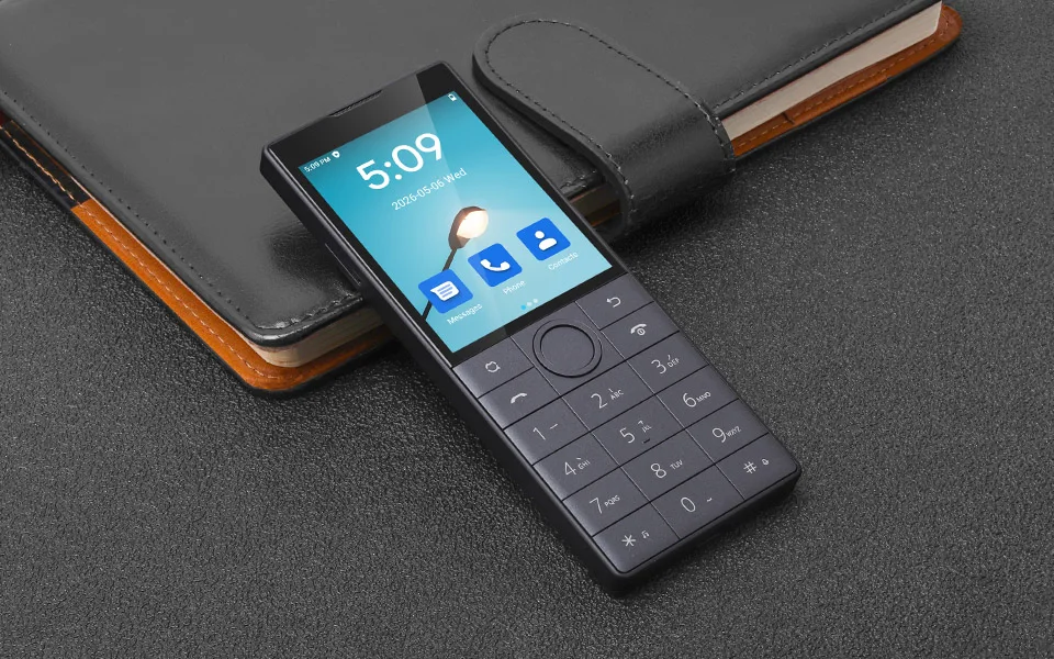 Qin F22 4G Touch Screen Keypad Smartphone Android 11 2.8 Inch No Camera 2GB+16GB 1700mAh Duoqin Grey WhatsApp Google Play Phone