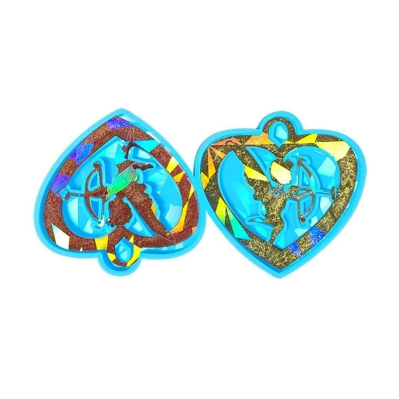 

Heart Cherry Silicone Molds DIY Handmade Crafts Resin Molds DIY Keyring Earring Pendant Making Tool Durable