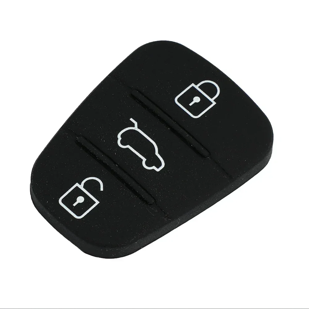 Carro de borracha 3 botões Key Pad, apto para Hyundai Kia, I20, I30, Ix35, Ix20, Kia, Amanti, Carens, Picanto Rio, Sorento, alma, Sportage, Venga