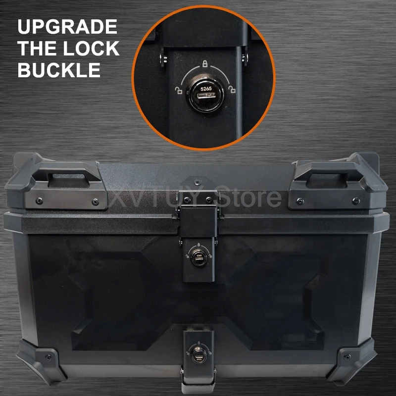 58L مقاوم للماء خوذة حقيبة أمتعة لسيارات BMW العالمي موتو دراجة نارية صندوق جذع علوي الرجال ركوب السفر تخزين الأدوات ABS