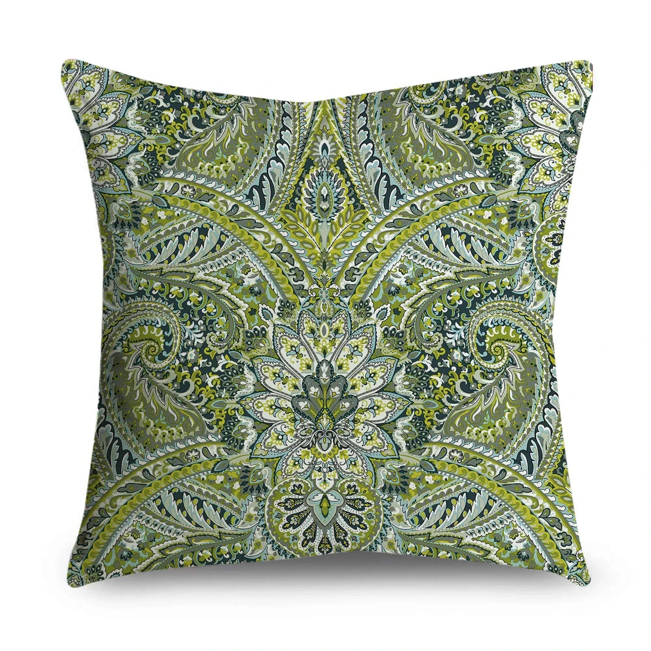 Sofa Cushion Decor Home  Pillowcase Green Pattern Geometric  Cover