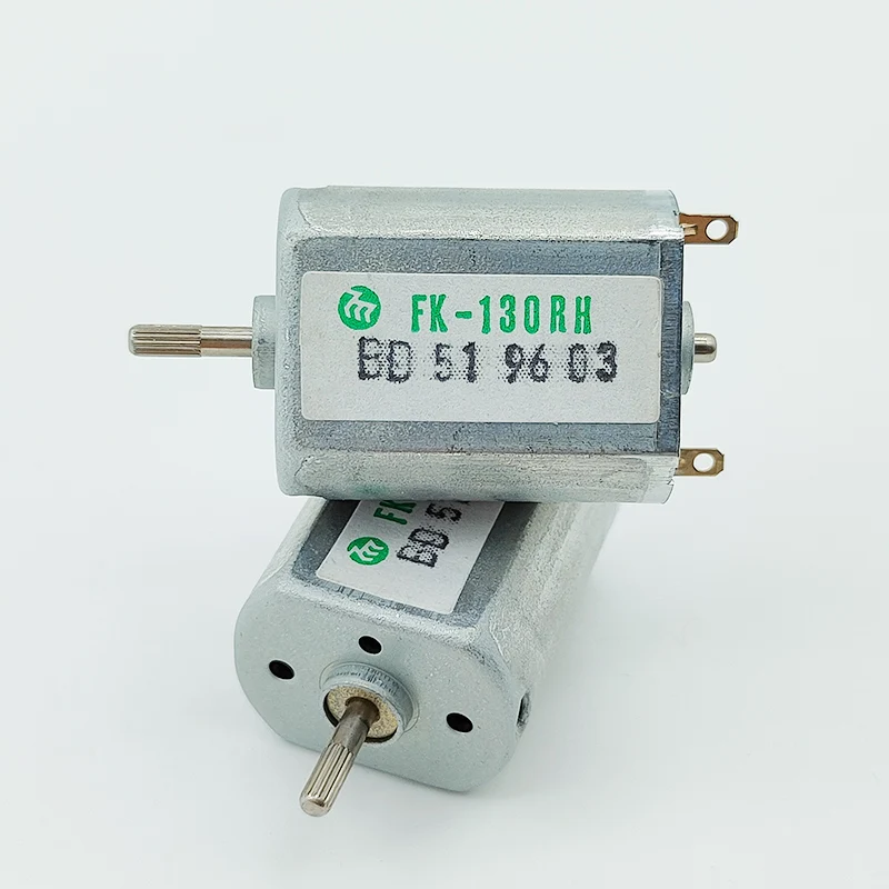 Mabuchi FK-130RH-09490 Micro 130 Electric Motor DC 6V-12V 7000RPM Mini 20mm*15mm Splined Shaft Motor for Car AV CD DVD Device