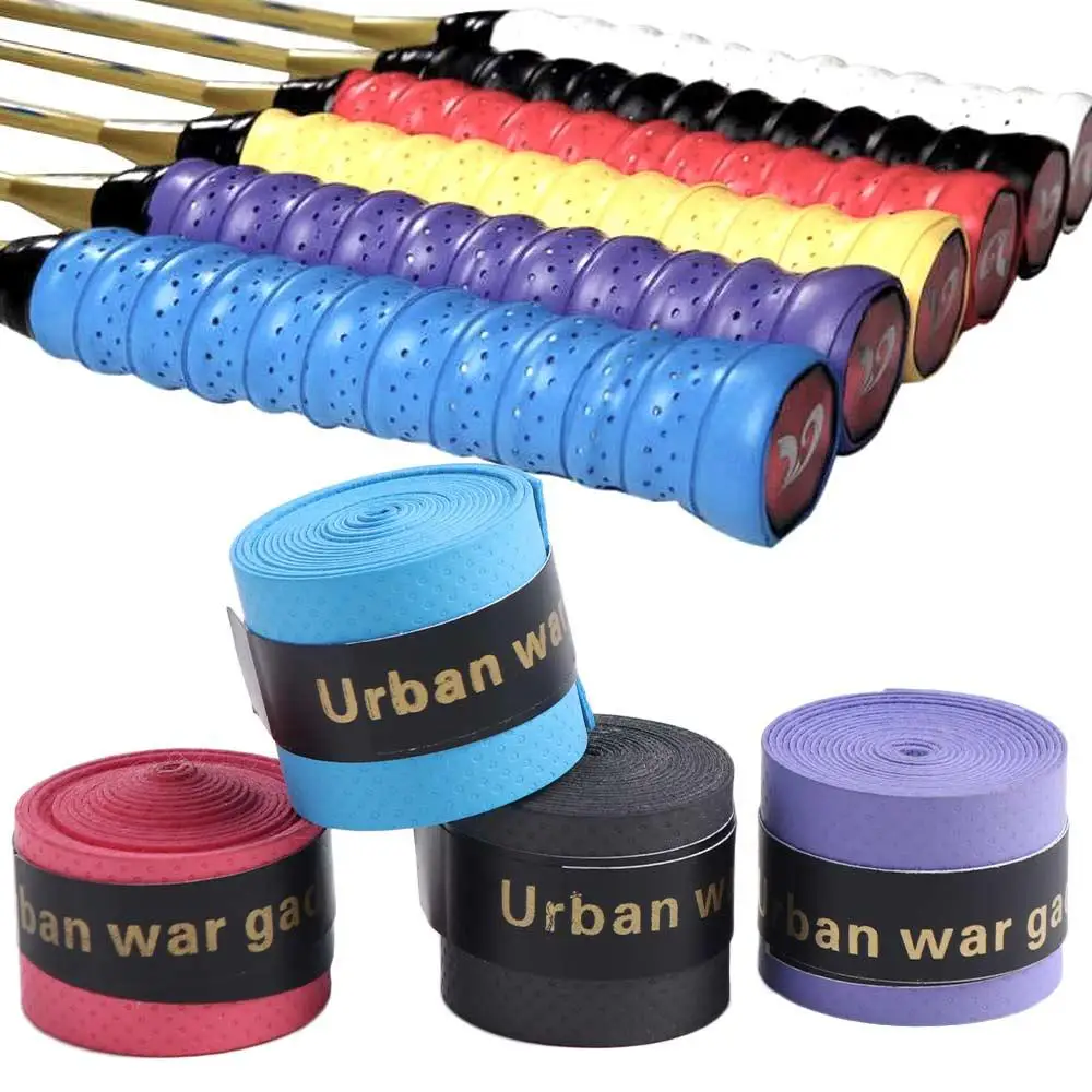 Tennis Sweat Tape Anti-Slip Bicycle Handlebar Badminton Racket Grips Elasticity Sweatband Fishing Rods Dumbbel Protect