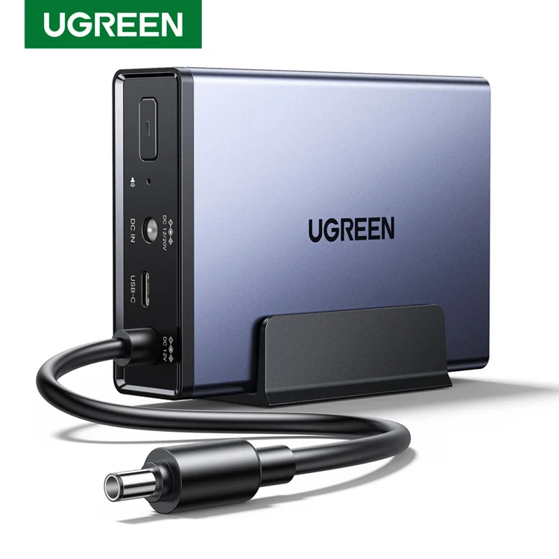 HT UGREEN NAS UPS 120W DC Battery Backup Surge Protector 12000mAh Uninterruptible Battery Power Supply Compatible for DXP4800 P