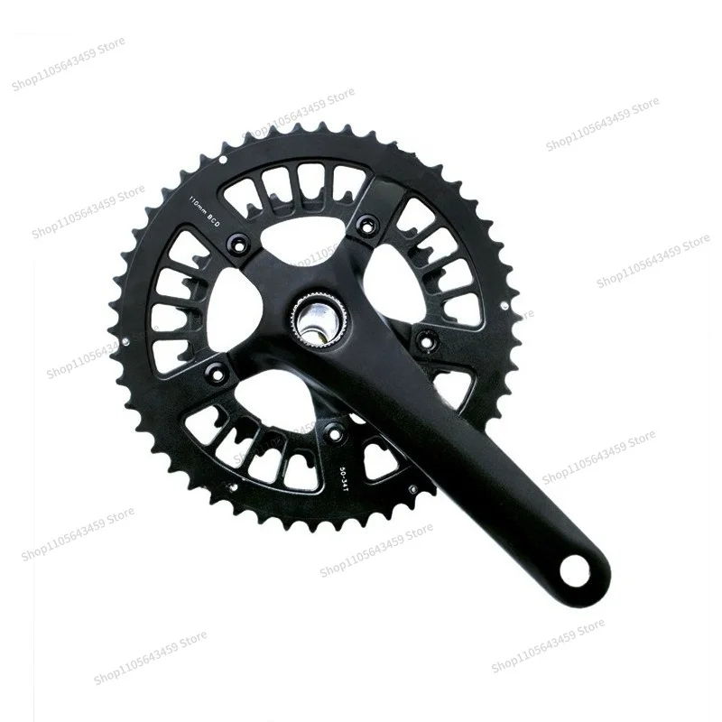 For Hollow integrated tooth plate 9/10/11 speed 50-34 tooth road bicycle tooth plate wheel crank
