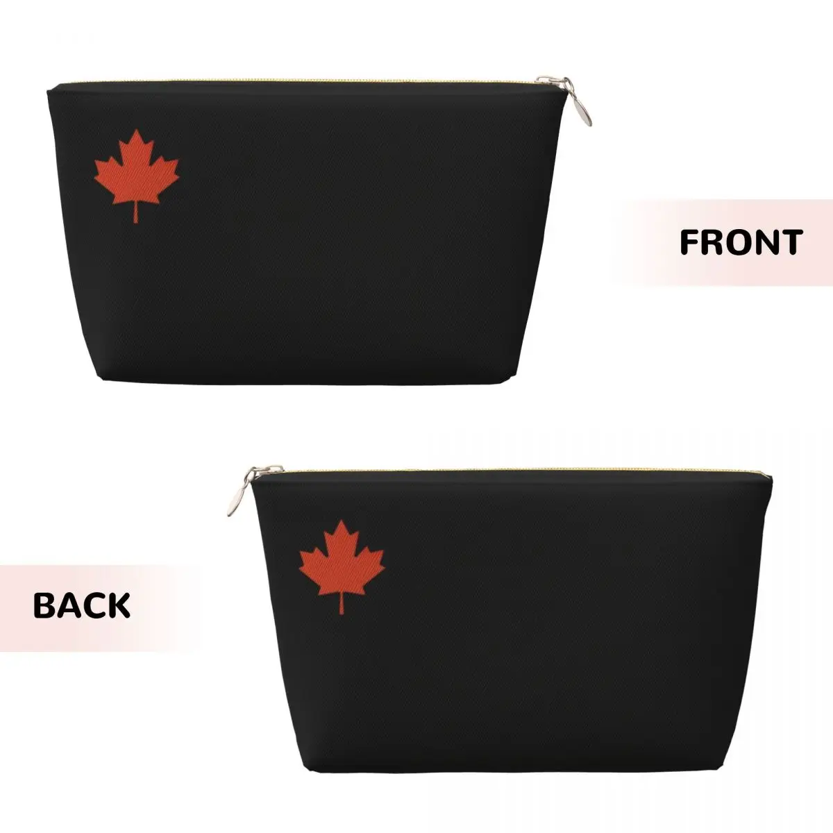 Custom Flag Of Canada Makeup Bag for Women Travel Cosmetic Organizer Fashion Canadian Patriotic Storage Toiletry Bags