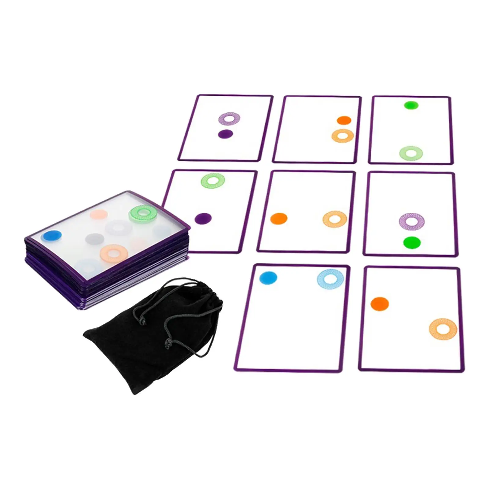 

Montessori Overlap Card Game Swish Cards Card Game for Activity Family